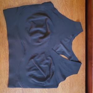 True & Co Black V-neck Lift Racerback Bra XL